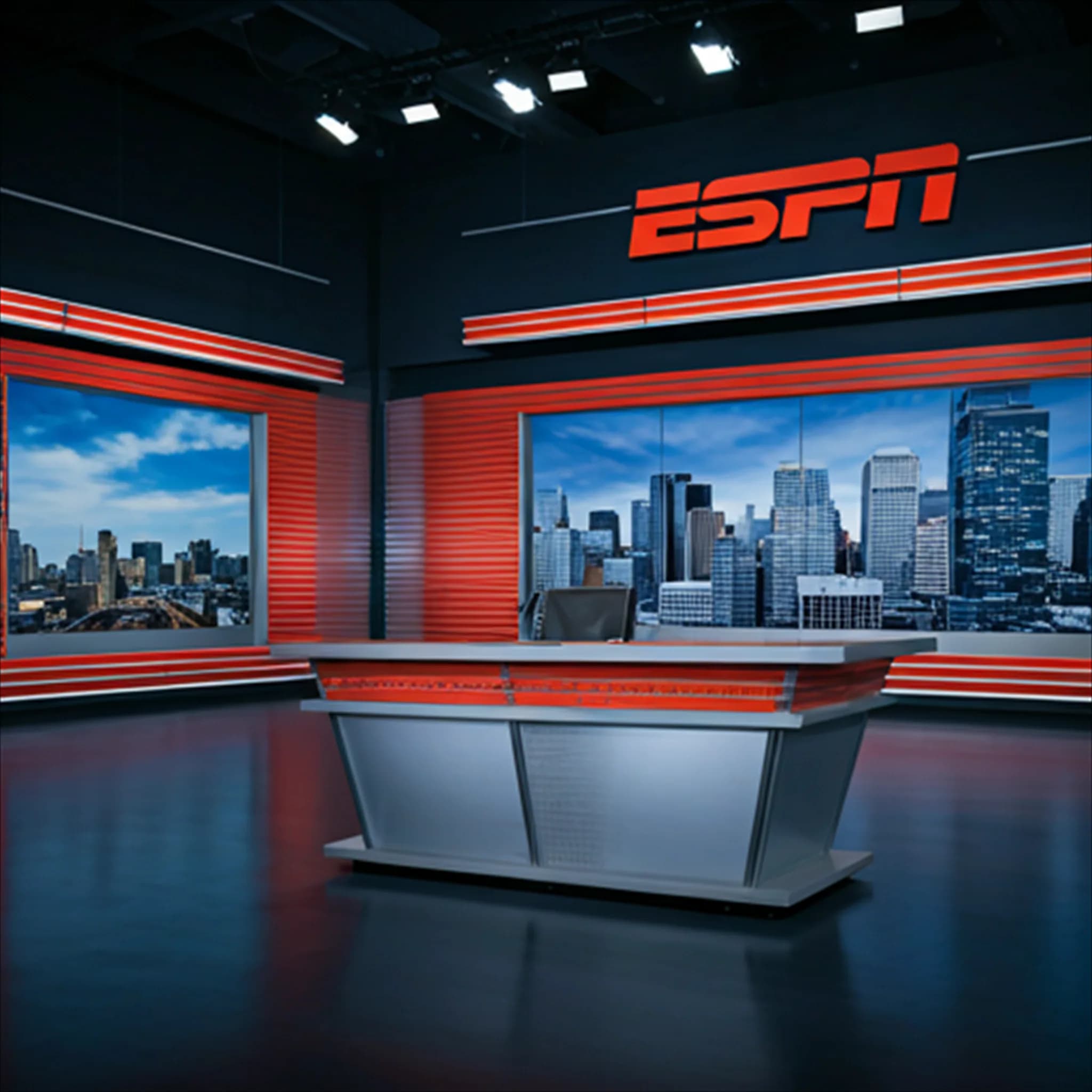 ESPN broadcast studio