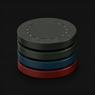 Poker chip visual
